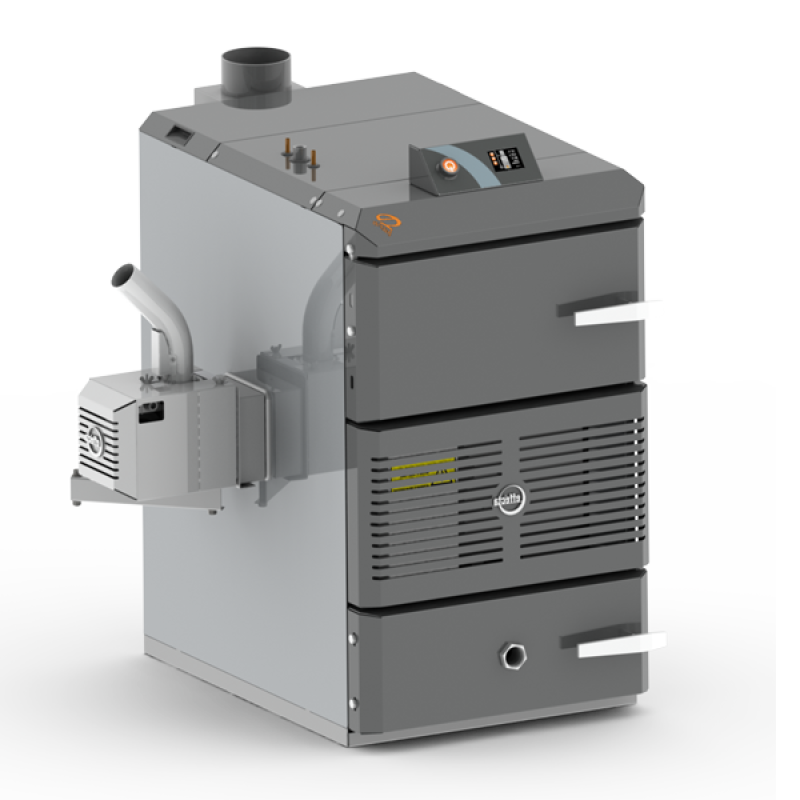 Pelletsförberedd 60kW Vänster